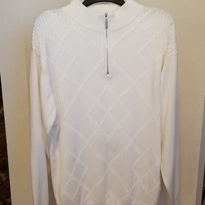 STACY ADAMS CREAM PULLOVER